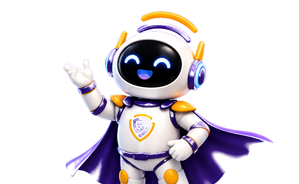 Robot Mascot Checkgo AI 3D