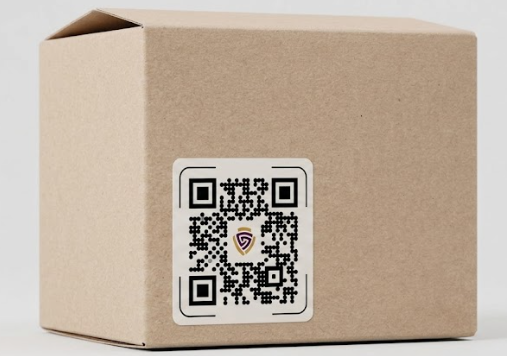In QR trực tiếp trên thùng carton bao bì Checkgo